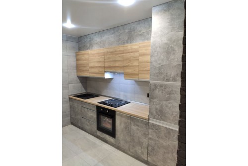 Кухня ДСП в алюминиевой рамке Alfa Mebel