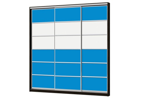 Розсувна система відкрита та Скло з кольоровою плівкою (64 кольори) Ексклюзив