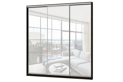 Розсувна система відкрита та Скло сатин (травлене) Ексклюзив