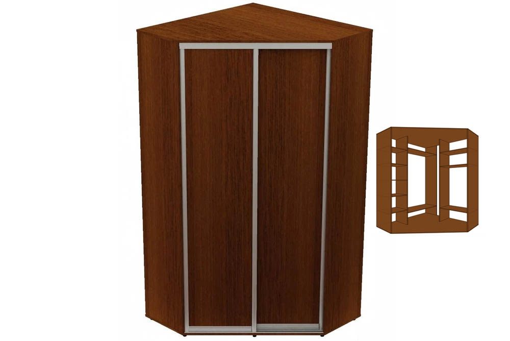 Кутова шафа-купе ШКК-3 1400х1400х2400 Eksklyuziv