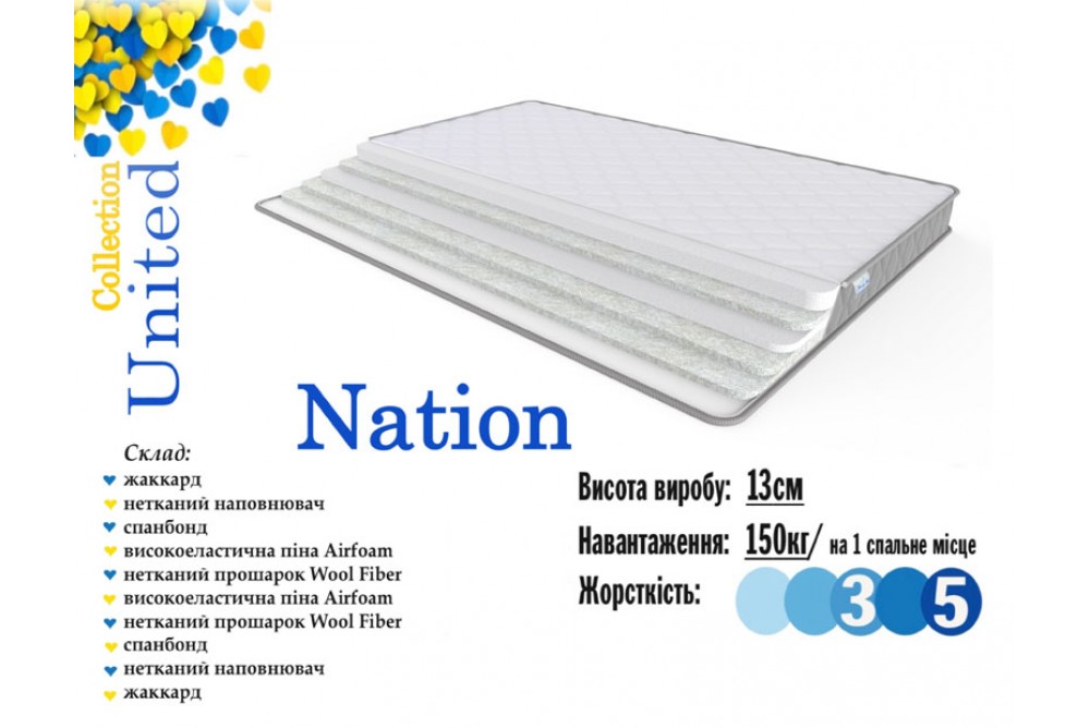 Матрац Nation United Фемели Слип
