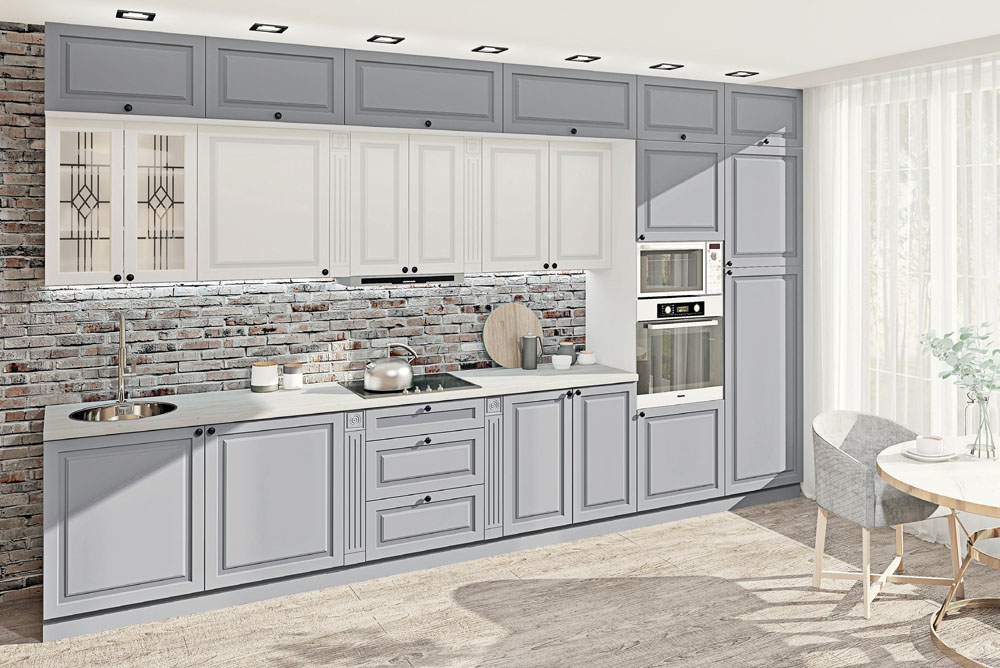 Кухня Атланта МДФ крашеный (матовый) 1,8 м Комфорт-Меблі