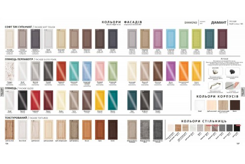 Кухня Диамант 1,8 м (1 категория) Komfort-mebel