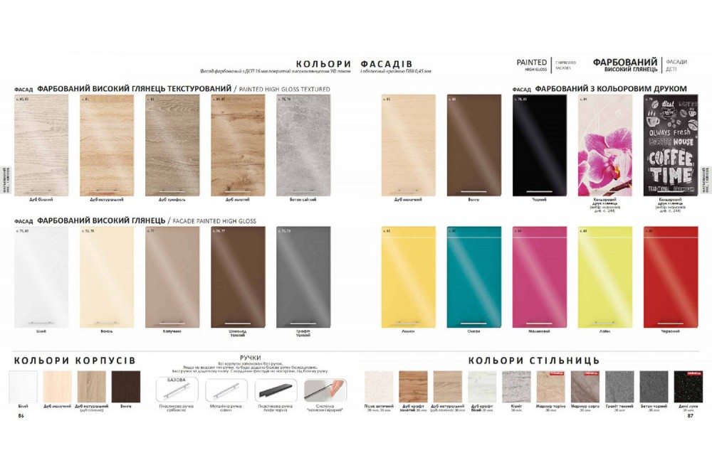 Кухня Крашеный высокий глянец 1,8м Komfort-mebel