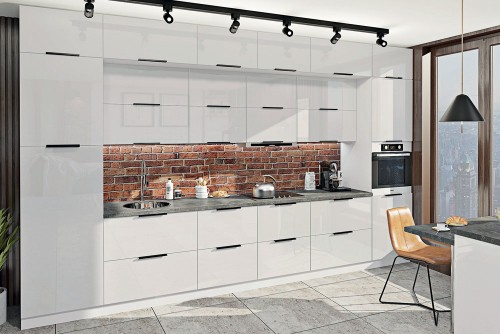 Кухня Лофт МДФ крашеный (матовый) 1,8 м Komfort-mebel