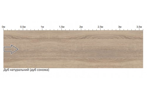 Пристінна панель з ламінованого ДСП Дуб сонома Комфорт-меблі 