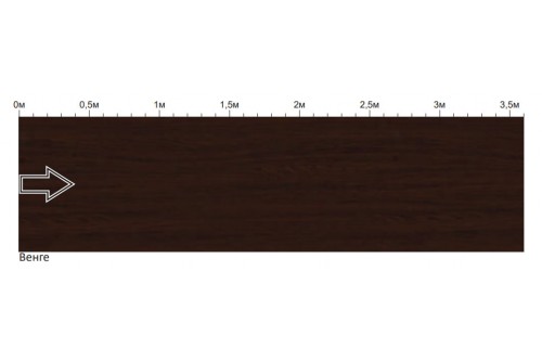 Пристінна панель з ламінованого ДСП Венге Комфорт-меблі 
