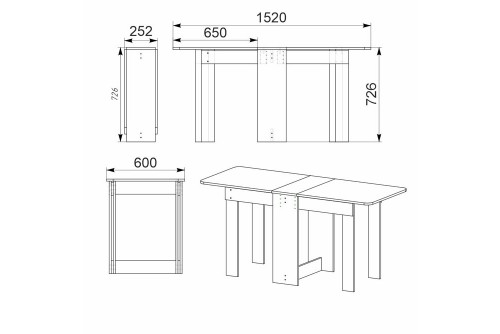 Стіл-книжка-7 Компаніт
