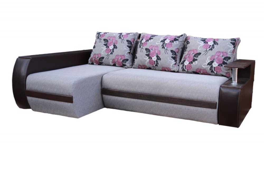 Кутовий диван Токіо Класик (пружина/бар) Люксор