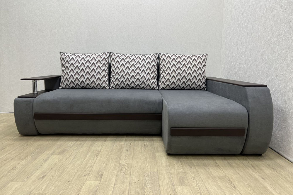 Кутовий диван Токіо Класик (пружина/бар) Люксор