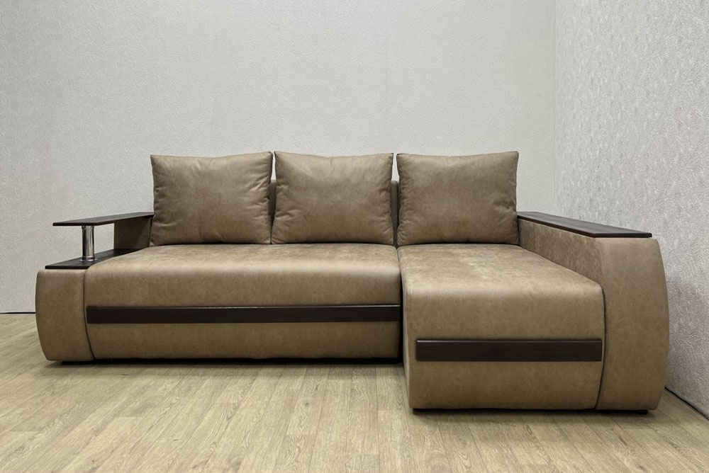 Кутовий диван Токіо Класик (пружина/бар) Люксор