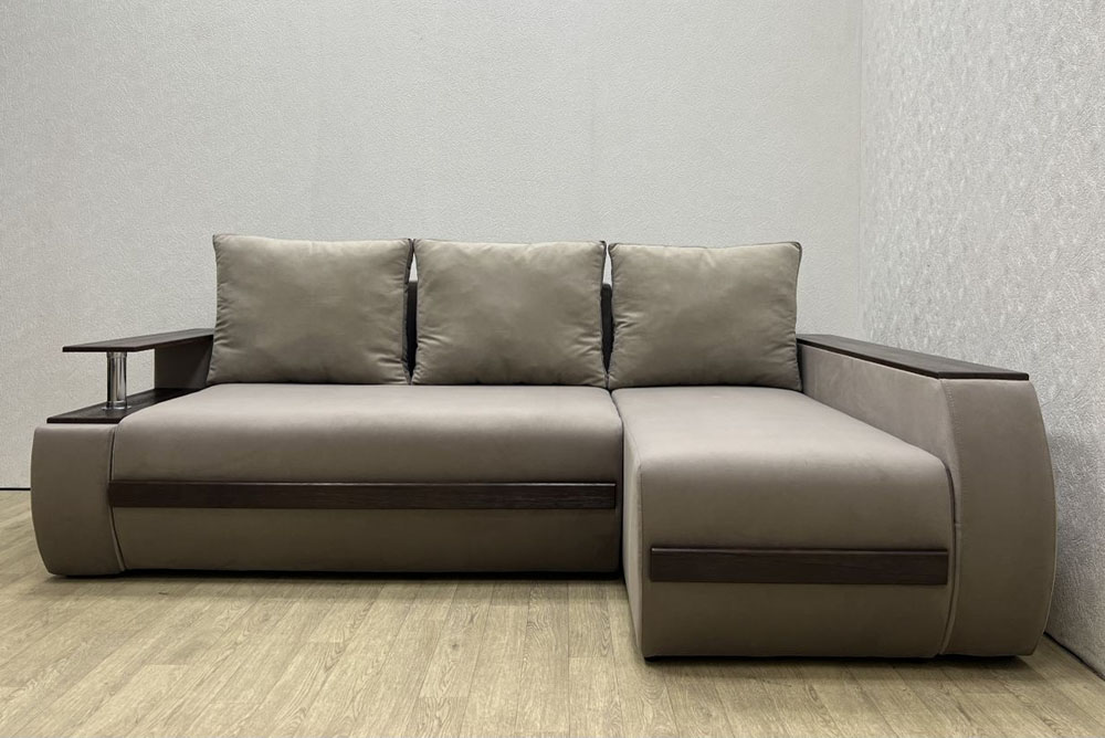 Кутовий диван Токіо Класик (пружина/бар) Люксор