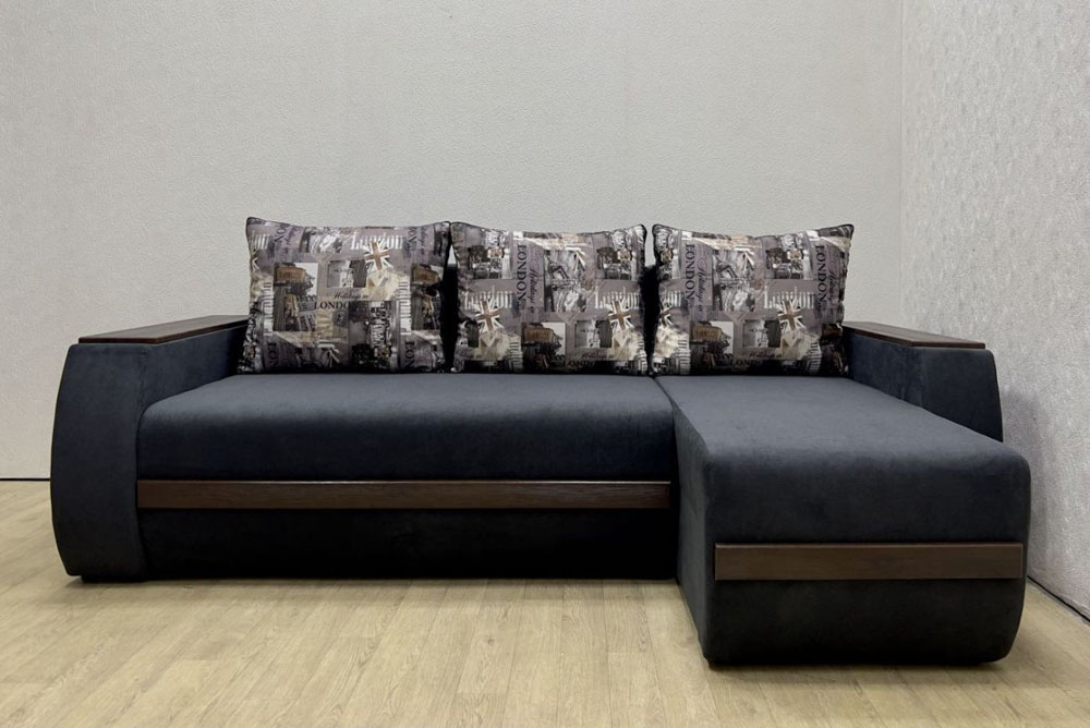 Кутовий диван Токіо Лайт (пружина/без Бару) Люксор