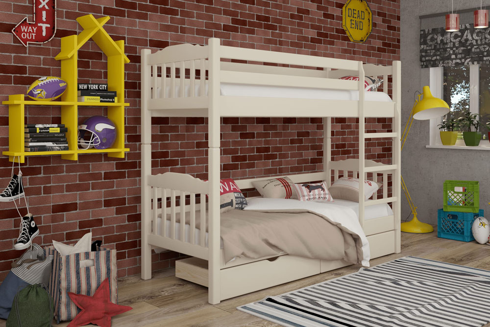 Ліжко двоярусне Бай-Бай без шухляд Мебігранд