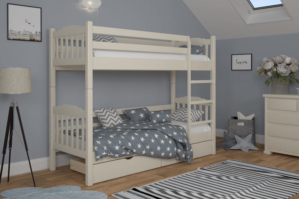 Ліжко двоярусне Бай-Бай без шухляд Мебігранд