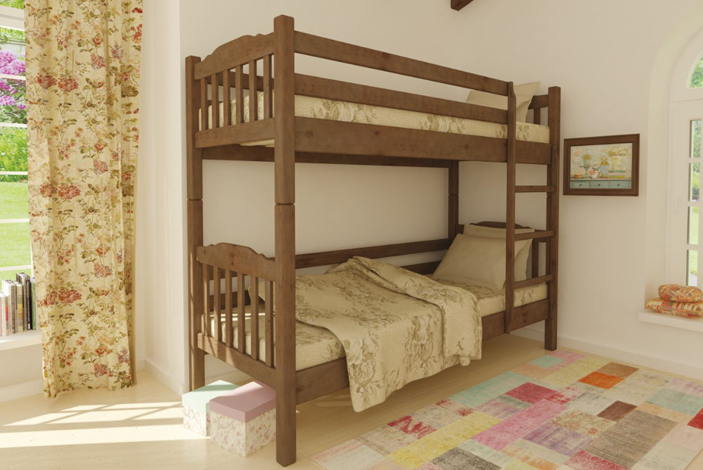 Ліжко двоярусне Бай-Бай без шухляд Мебігранд