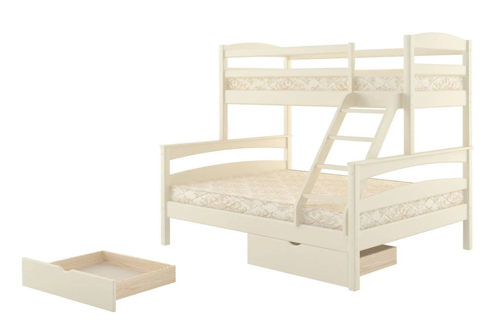 Ліжко двоярусне Чикаго без шухляд Мебігранд