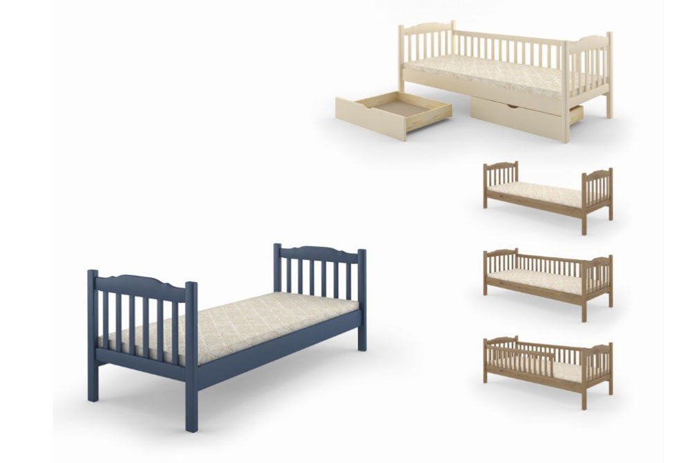 Ліжкo Каріна 2 без шухляд Мебігранд