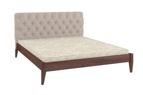 Ліжко з м'яким узголів'ям Рим ДК Мебігранд