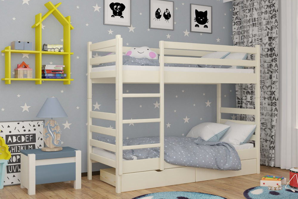 Ліжко двоярусне Соня без шухляд Мебігранд