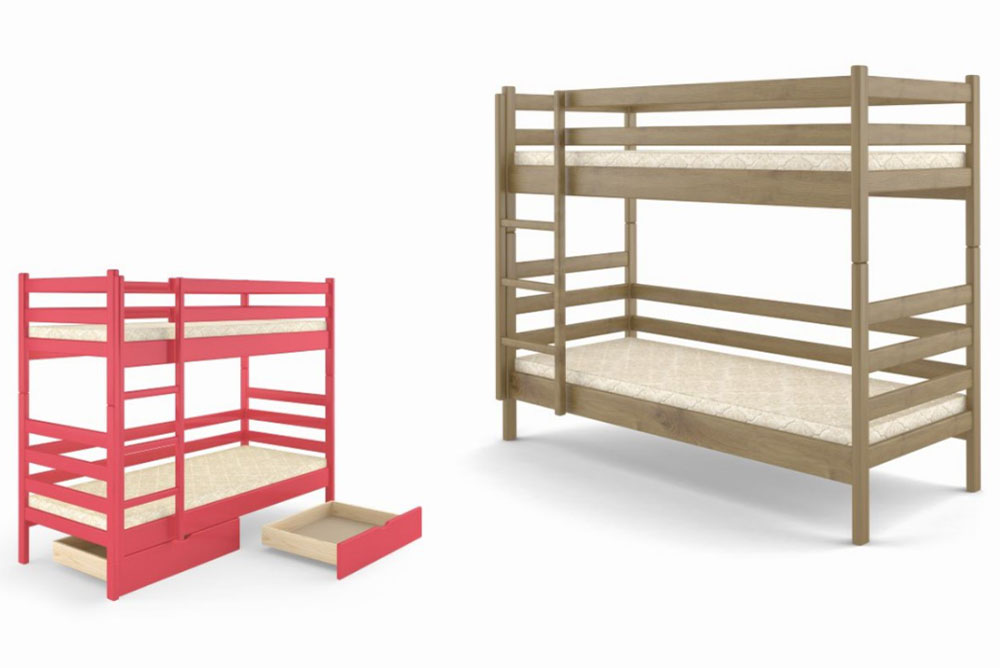 Ліжко двоярусне Соня без шухляд Мебігранд