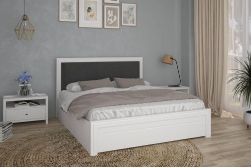 Ліжко з м'яким узголів'ям Торонто Люкс Мебігранд