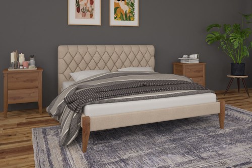 Ліжко з м'яким узголів'ям Венеция ТК Мебігранд