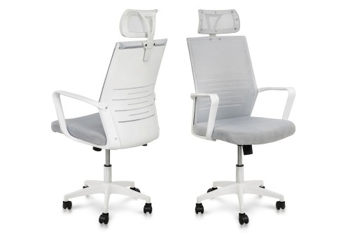 Стул компьютерный Зум Светло-серый Miks mebli