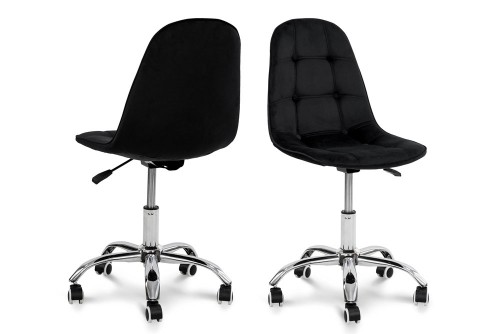 Стул компьютерный Марсель Велюр Черный Miks mebli