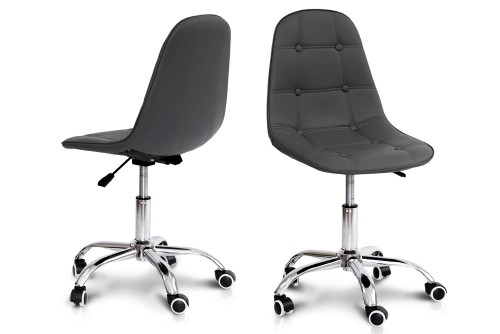 Стул компьютерный Марсель Кожзаменитель Серый Miks mebli