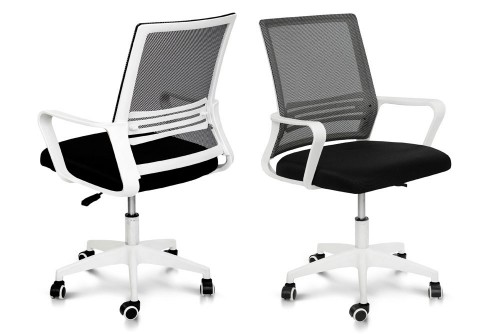 Стул компьютерный Веб Черный/Белый Miks mebli