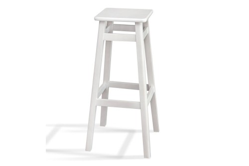 Табурет барний сидіння квадрат Білий Мікс меблі