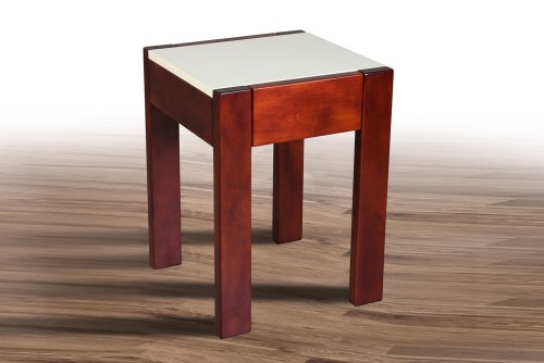 Табурет Слайдер горіх/крем Мікс меблі