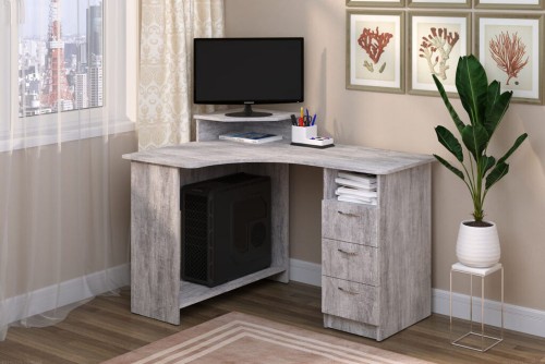 Кутовий комп'ютерний стіл Компакт Пєхотін