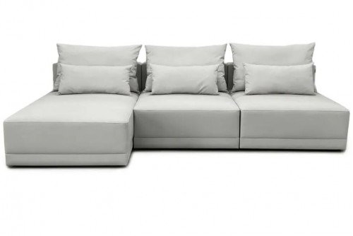 Кутовий/П-подібний диван-трансформер Diamond 1+2 ТГ Роса