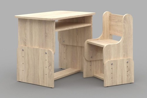 Парта + Стілець МС Кірюша СнС Меблі