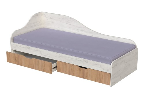 Ліжко Оскар-1900 (1,9*0,8) Сучасні меблі