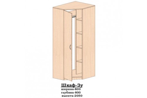 Шафа кутова 3У Сучасні меблі