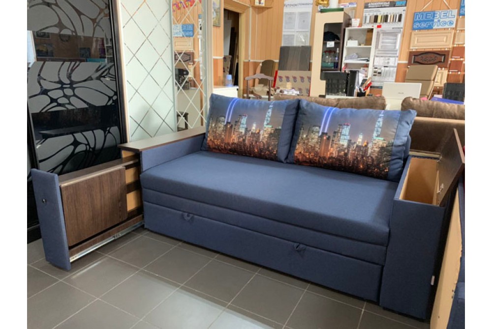 Диван Жасмін-3 з баром та столиком Таймлес