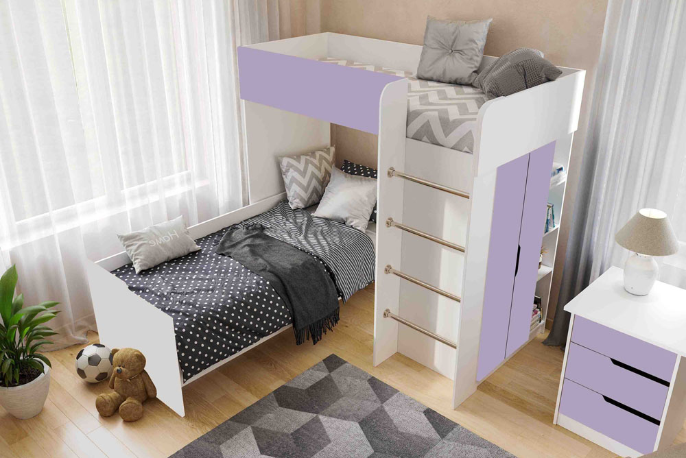 Кровать комната №3 Bed Room (190х80) Viorina-deko
