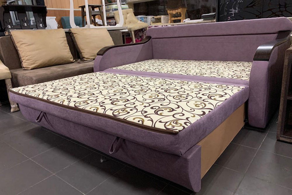 Диван Фенікс дерев'яні накладки ВудЛайн