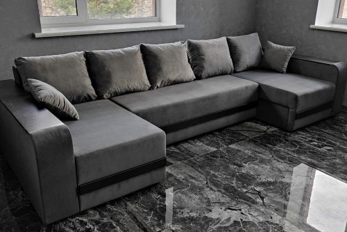 П-подібний диван Женева П (2 крокодила) ВудЛайн