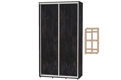 Шкаф-купе Мини 2Д 1100х450х2400 Алекса
