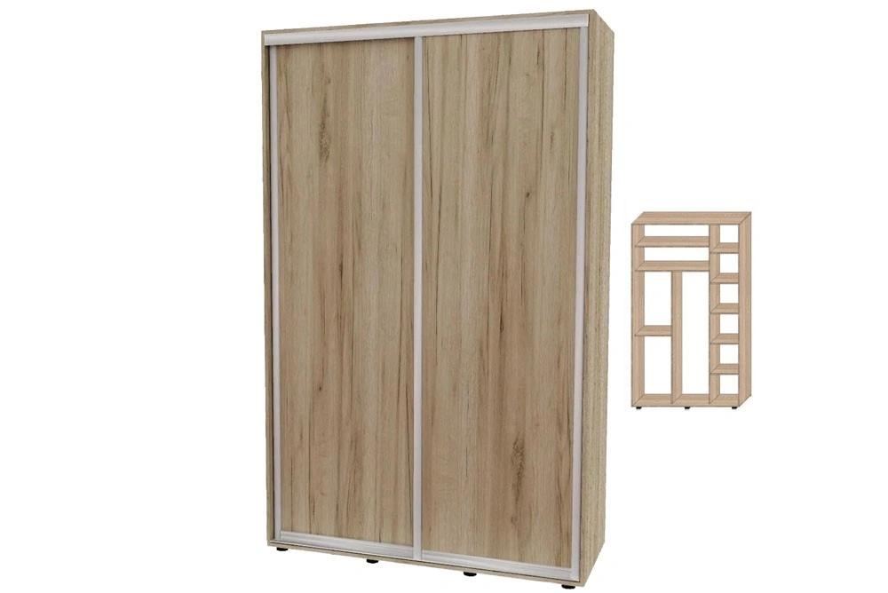 Шафа-купе 2Д Модерн-03 1400х450х2400 Aleksa Шафа-купе 2Д Модерн-03 1400х450х2400 Aleksa