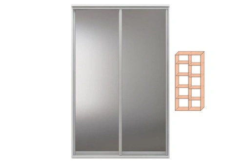 Шкаф-купе 2Д шк-9 1500х450х2400 Эксклюзив