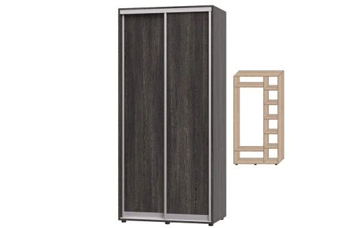 Шкаф-купе 2Д шк-1 1200х450х2400 Эксклюзив