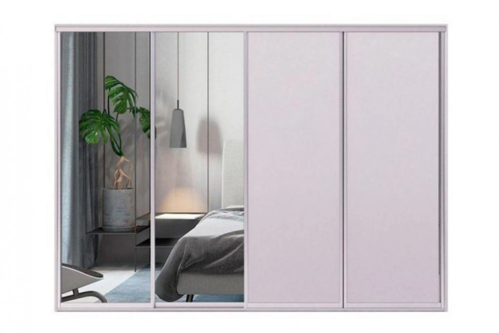 Шкаф-купе 4Д 3400х450х2400 ШК-02+02 Эксклюзив Шкаф-купе 4Д 3400х450х2400 ШК-02+02 Эксклюзив