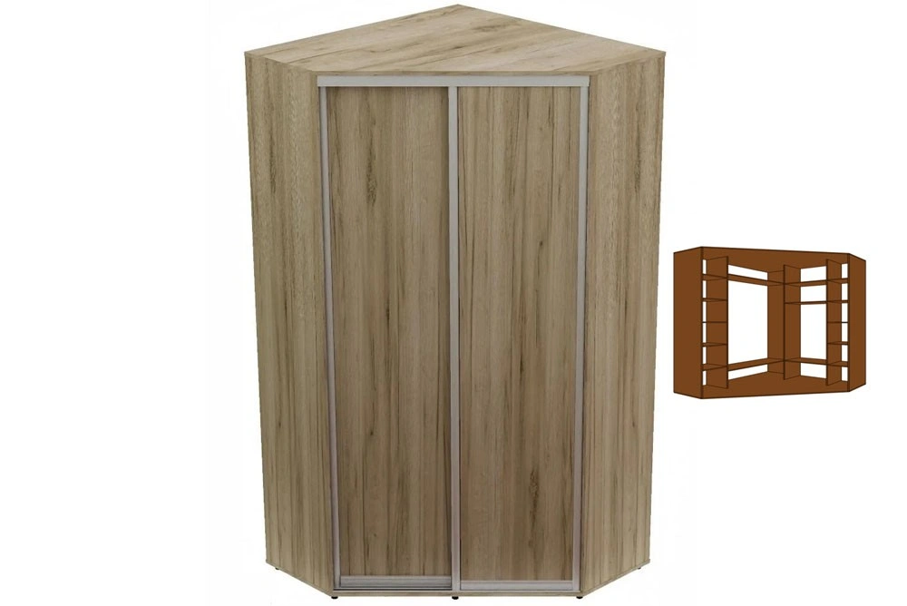 Кутова шафа-купе ШКК-5 1500х1500х2400 Eksklyuziv Кутова шафа-купе ШКК-5 1500х1500х2400 Eksklyuziv