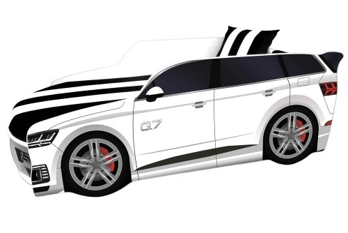 Ліжко автомобіль Audi Q7 Преміум Р003-білий Віоріна-Деко
